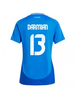 Italien Matteo Darmian #13 Heimtrikot für Frauen EM 2024 Kurzarm